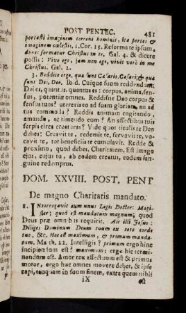 481-491, Hebdomada XXVIII. Post Pentecosten.