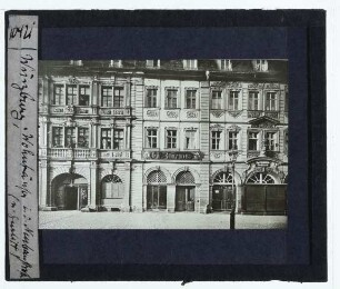Würzburg, ehemaliger Hof zum Heuwagen, Neubaustr. 14,Würzburg, ehemaliger Hof zum Roten Hahn, Neubaustr. 10,Würzburg, Bürgerhaus, Neubaustr. 12