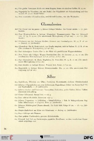 Glasmalereien (Nr. 606-614)