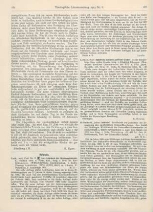 187-188 [Rezension] Funk, Franz Xaver von, Lehrbuch der Kirchengeschichte. 6., vielfach verb. u. verm. Aufl., hrsg. v. Karl Bihlmeyer
