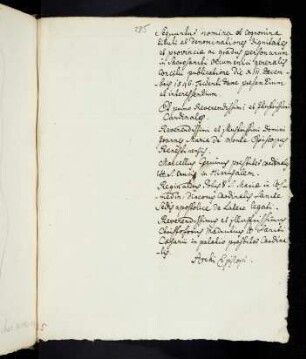 285r, Sequuntur nomina et cognomina Tituli et denominationes dignitates et provinciae ac gradus personarum ...