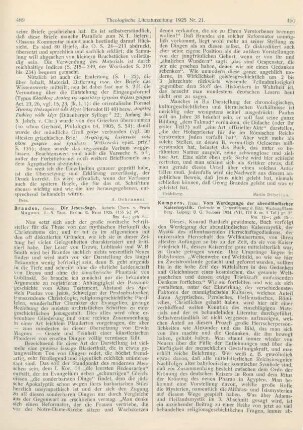 489-490 [Rezension] Brandes, Georg, Die Jesus-Sage