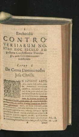 Caput I. De Coena Domini nostri Iesu Christi.