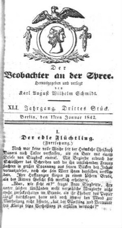 3. Stueck, 17. Januar 1842