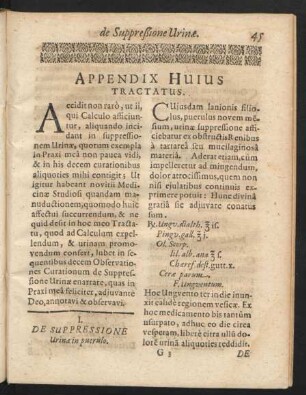 Appendix Huius Tractatus.