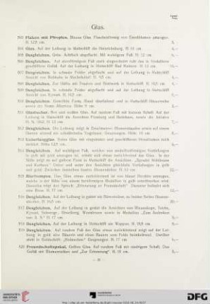 Glas (Nr. 503 - 532)