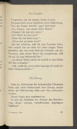 Ein Genießer