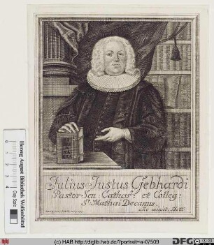 Bildnis Julius Justus Gebhardi