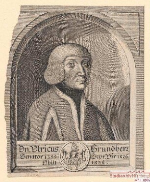 Ulrich (II.) Grundherr; Ratsherr, Septemvir; gest. 1434