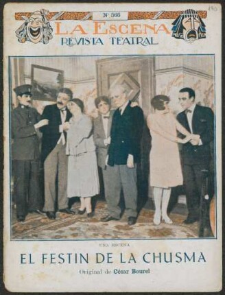 El festín de la chusma : sainete en dos cuadros y un intermedio