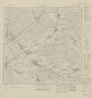 4340 (alte Nr.: 2462) Bitterfeld (Ost), Meßtischblatt (4cm - Karte)
