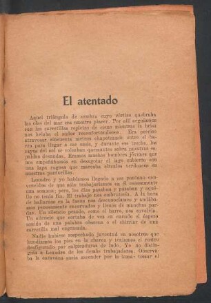 El atentado