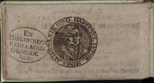 Holzschnitt "Martinus Luther."