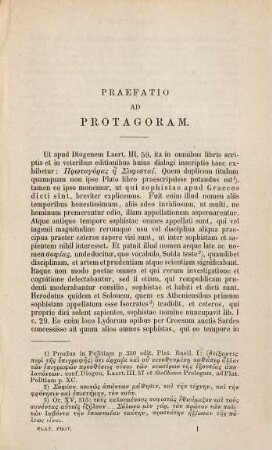 Platonis Opera omnia, 2,2. Protagoras