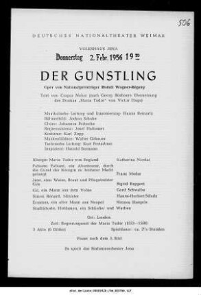 Der Günstling