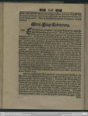 Streit-Frage Erörterung