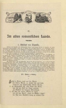 IV. Im alten romantischen Lande