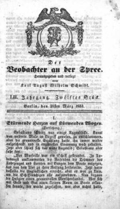 12. Stück, 21. März 1853