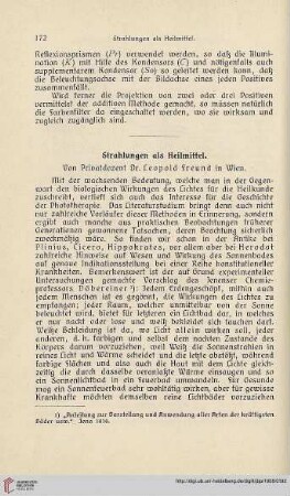 22: Strahlungen als Heilmittel