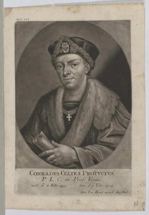 Bildnis des Conradvs Celtes Protvcivs