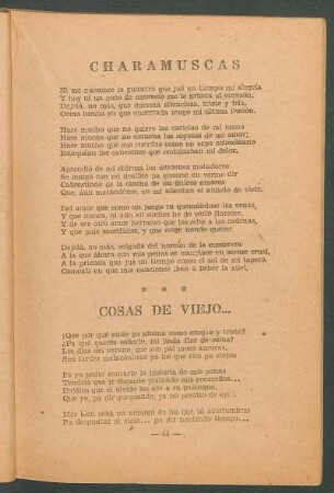 Cosa de viejo...