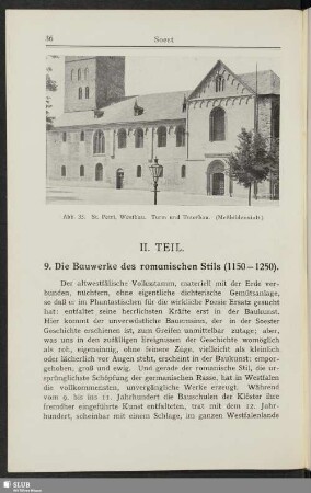 II. Teil. Kunstgeschichtlicher Teil
