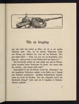1-16, Als es losging