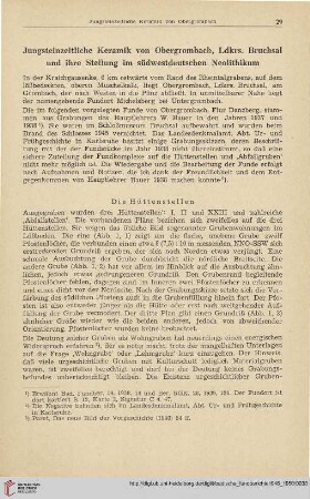 18: Jungsteinzeitliche Keramik von Obergrombach, Ldkrs. Bruchsal und ihre Stellung im südwestdeutschen Neolithikum