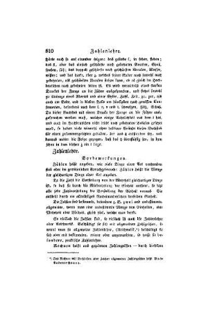 Zahlenlehre