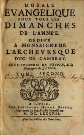 Morale Evangelique Pour Tous Les Dimanches De L'Année, 2