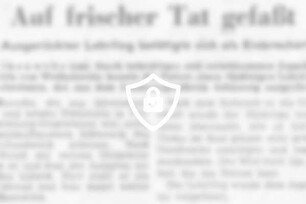 Auf frischer Tat gefaßt