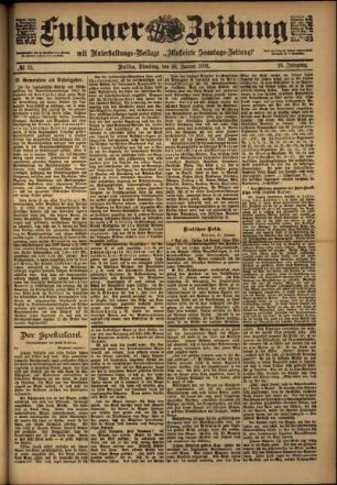 Ausgabe vom Dienstag, den 28. Januar 1902.