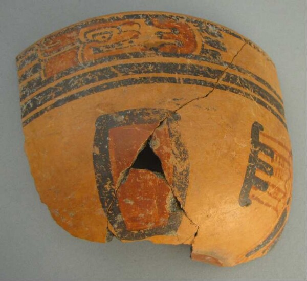 Fragment of a clay vessel