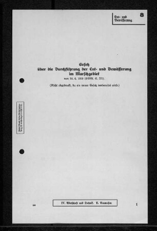 8 Ent- und Bewässerung