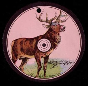 Schießscheibe Hirsch (Förster/Zeitz)