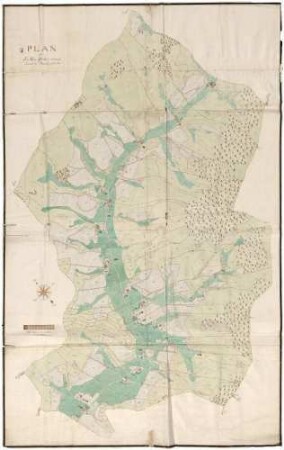 Plan über den Bann Ibenthal, Reichs-Gräf. Heinrich von Kagenecker Jurisdiction
