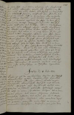 Freytag d 4 July. 1732