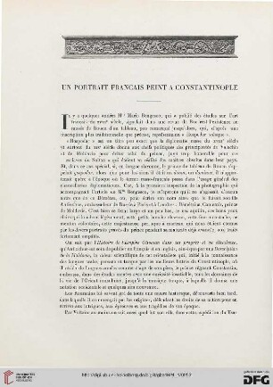 5. Pér. 9.1924: Un portrait français peint à Constantinople