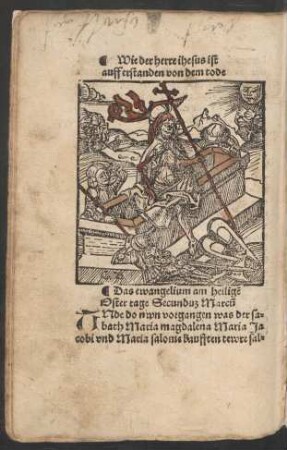Das ewangelium am heiligen Oster tage Secundum Marcum