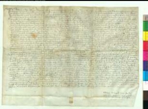 Rentenverkauf des Adrian Wendt zu Wiedenbrück (Widenbrugk) an den Drost Adrian von Ense zu Stromberg aus dem Gut zu Hoppe im Kirchspiel Wadersloh.
