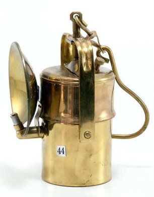 Grubenlampe (Karbidlampe, Acetylen-Handlampe)