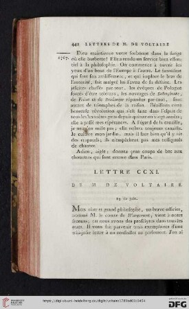 (Lettre CCXI - CCXX)