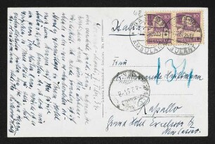 Brief von Richard Katz an Margarete Hauptmann