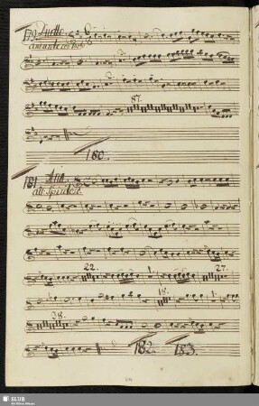 181. Aria: Ha un bel labbro vezzoso vermiglio / Piccinni, N.