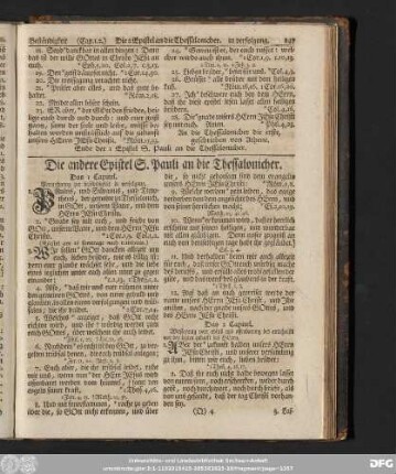 Die andere Epistel S. Pauli an die Thessalonicher.