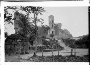 Dilsberg Burg-Oberburg Ansicht von Osten