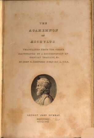 The Agamemnon of Aeschylus