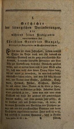 Journal für Prediger. 27. 1793