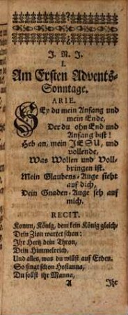 Das Saiten-Spiel des Hertzens, am Tage des Herrn, oder Sonn- und Fest-tägliche Cantaten : Nebst einigen andern Liedern