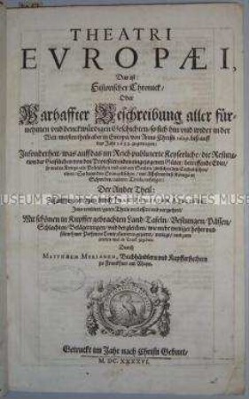 Theatrum Europaeum (1. Band)